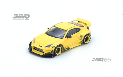 INNO64 1:64 TOYOTA GR86 PANDEM Yellow (IN64-GR86P-YELLOW)