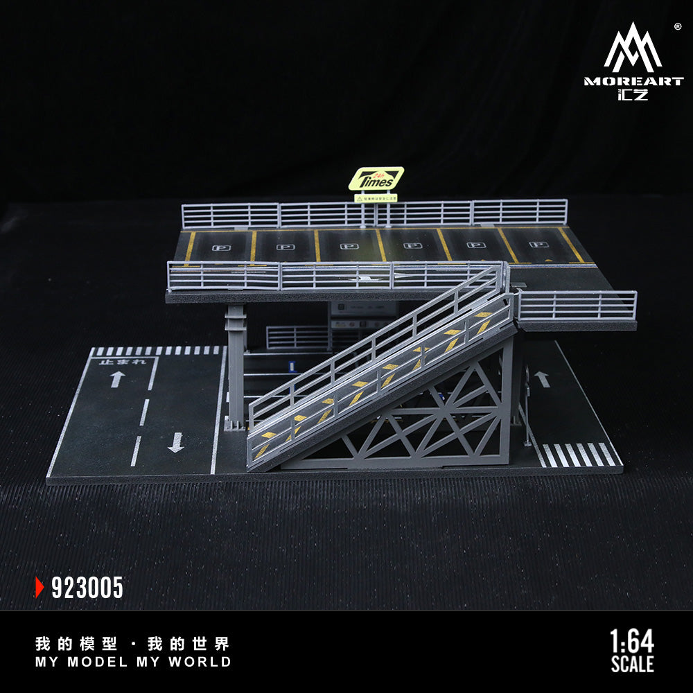 MoreArt 1:64 Steel Structure Platform Parking Scene Series E Model Diorama