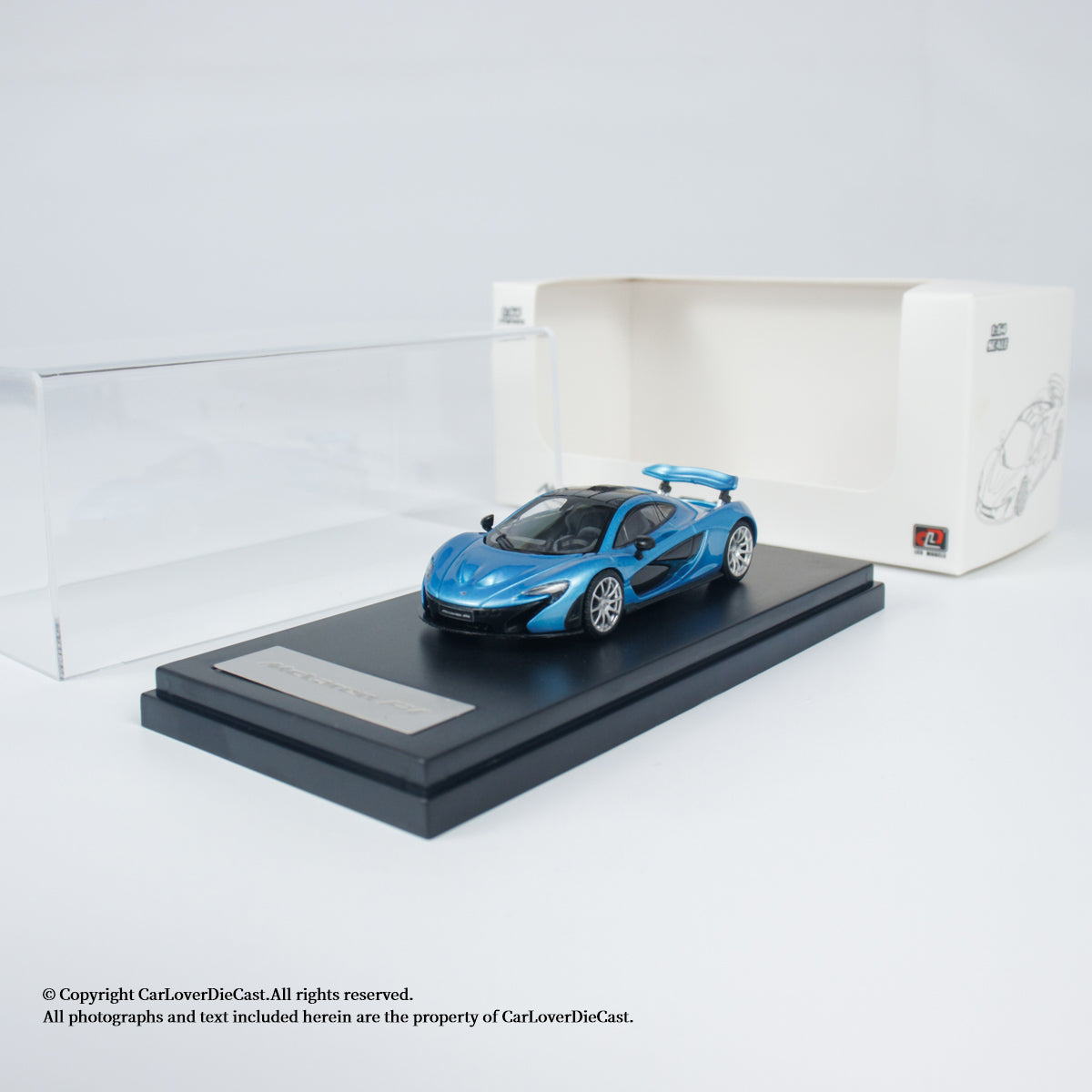 LCD Model 1:64 McLaren P1 Light Blue McLaren Official Licensed
