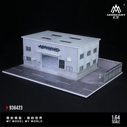 MoreArt 1:64 Yokohama Repair Shop Scene Model LED Light Diorama