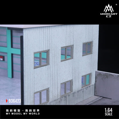 MoreArt 1:64 Yokohama Repair Shop Scene Model LED Light Diorama