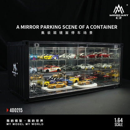 MoreArt 1:64 A Mirror Parking Scene of A Container LED Lighting Diorama Container