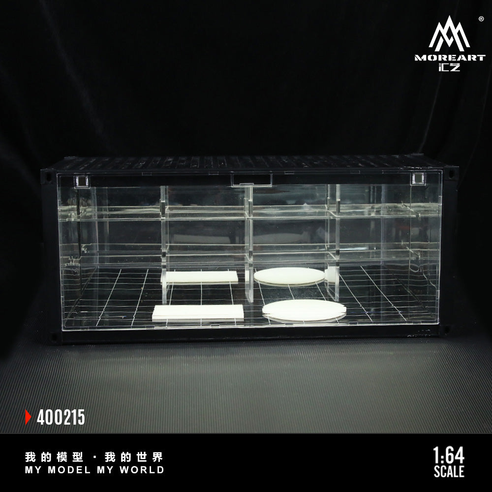 MoreArt 1:64 A Mirror Parking Scene of A Container LED Lighting Diorama Container