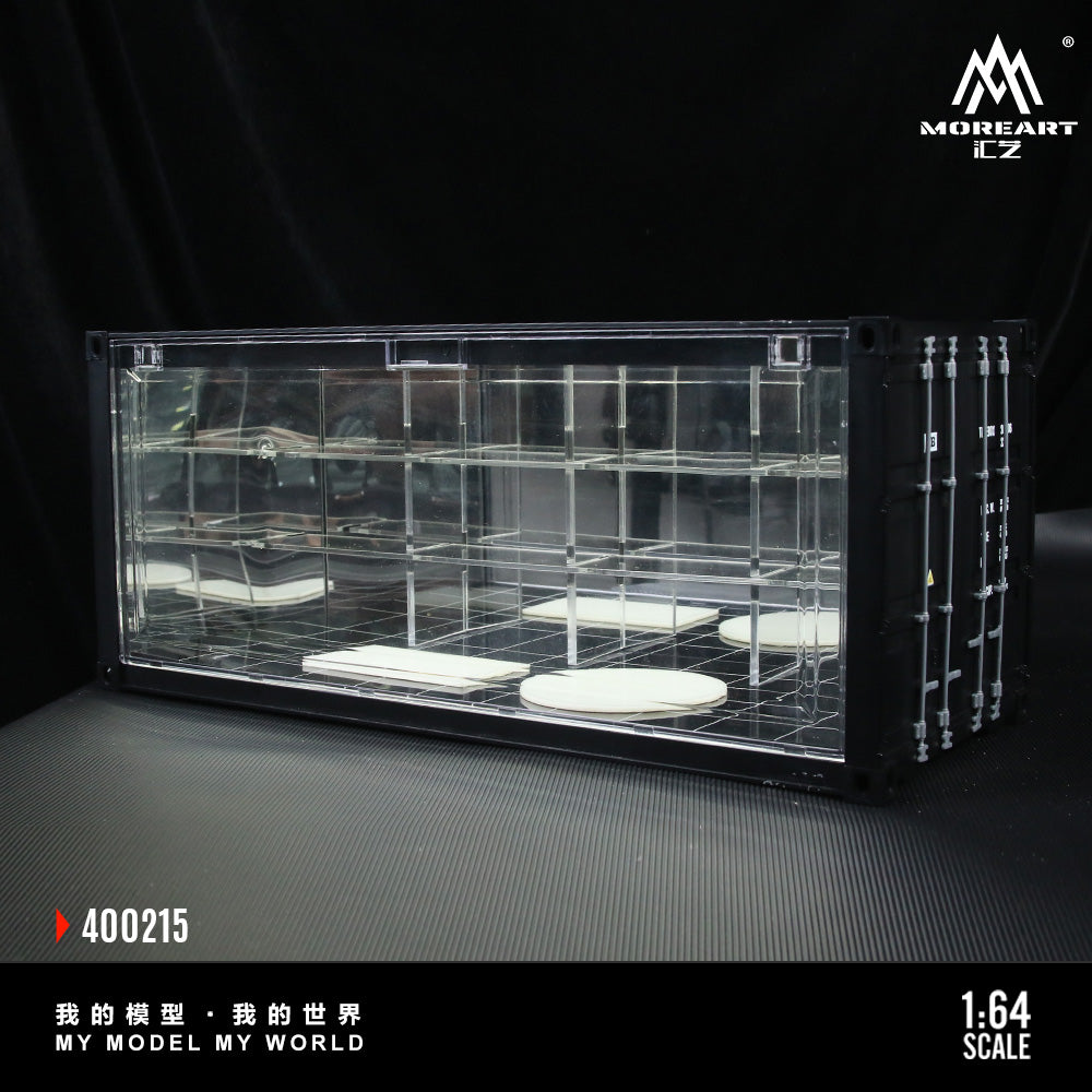 MoreArt 1:64 A Mirror Parking Scene of A Container LED Lighting Diorama Container