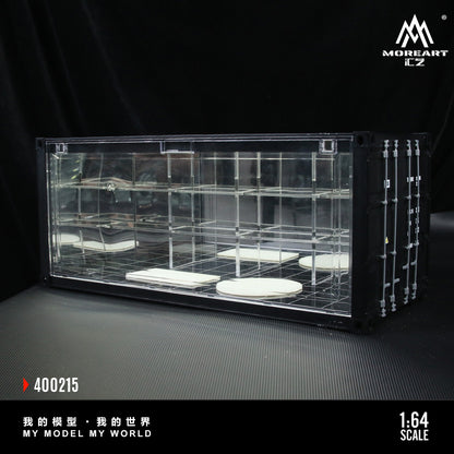 MoreArt 1:64 A Mirror Parking Scene of A Container LED Lighting Diorama Container