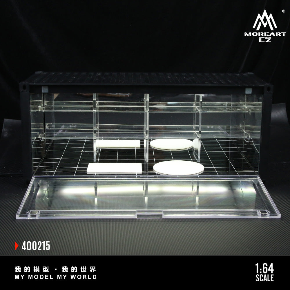 MoreArt 1:64 A Mirror Parking Scene of A Container LED Lighting Diorama Container