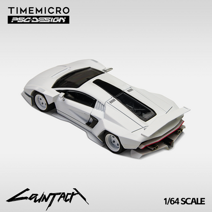 Time Micro X PSC Design 1:64 Lamborghini Countach V Engineer Edition with Extra Set of Wheels and Accessories