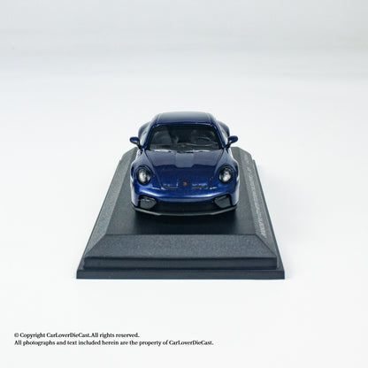 MINICHAMPS 1:64 PORSCHE 911 (992.2) GT3 TOURING - 2025 - BLUE METALLIC - EXCLUSIVE FOR CLDC