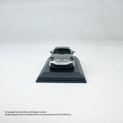 MINICHAMPS 1:64 PORSCHE 911 (992.2) GT3 TOURING - 2025 - SILVER METALLIC - EXCLUSIVE FOR CLDC