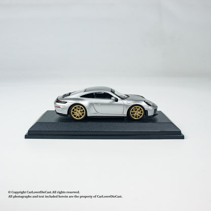 MINICHAMPS 1:64 PORSCHE 911 (992.2) GT3 TOURING - 2025 - SILVER METALLIC - EXCLUSIVE FOR CLDC