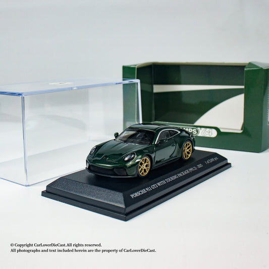 MINICHAMPS 1:64 PORSCHE 911 (992.2) GT3 TOURING - 2025 - GREEN METALLIC - EXCLUSIVE FOR CLDC