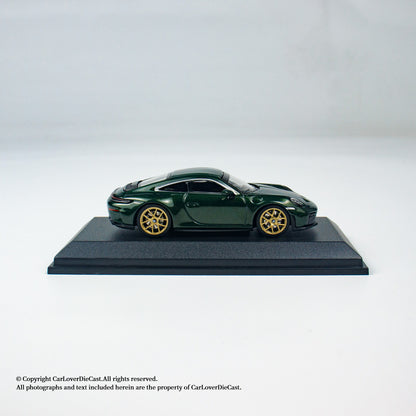 MINICHAMPS 1:64 PORSCHE 911 (992.2) GT3 TOURING - 2025 - GREEN METALLIC - EXCLUSIVE FOR CLDC