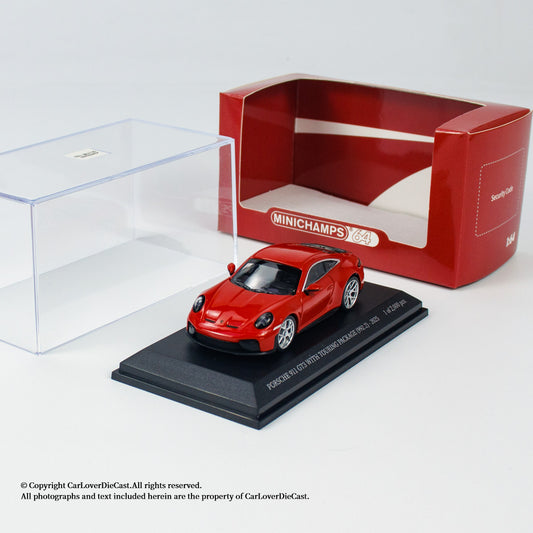 MINICHAMPS 1:64 PORSCHE 911 (992.2) GT3 TOURING - 2025 - RED - EXCLUSIVE FOR CLDC
