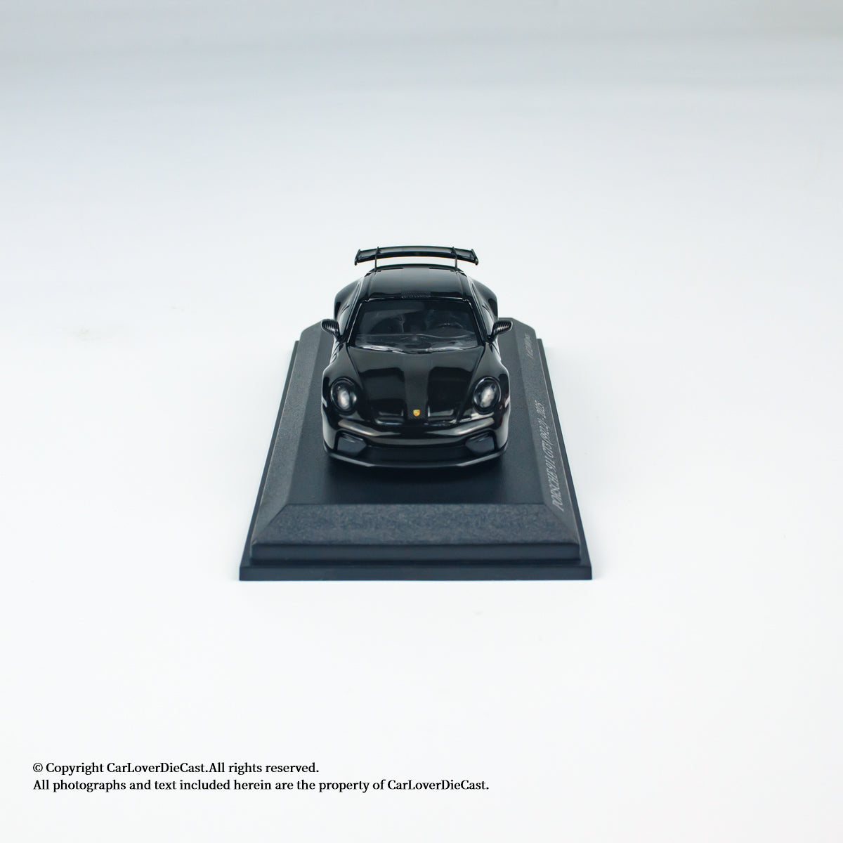 MINICHAMPS 1:64 PORSCHE 911 (992.2) GT3-2025-BLACK W WEISSACH PACKAGE - EXCLUSIVE FOR CLDC