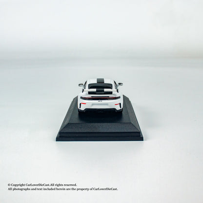 MINICHAMPS 1:64 PORSCHE 911 (992.2) GT3-2025-WHITE W WEISSACH PACKAGE - EXCLUSIVE FOR CLDC