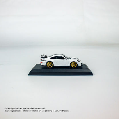MINICHAMPS 1:64 PORSCHE 911 (992.2) GT3-2025-WHITE W WEISSACH PACKAGE - EXCLUSIVE FOR CLDC
