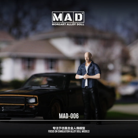 MoreArt 1:64 Fast and Furious Dom Figure (1 figure only, model car is not included)