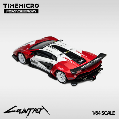 Time Micro X PSC Design 1:64 Lamborghini Countach V Engineer Marlboro Edition in Premium Box Packaging