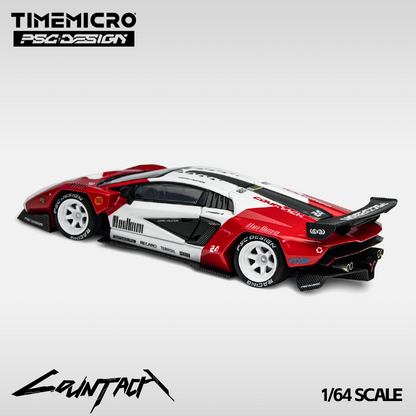Time Micro X PSC Design 1:64 Lamborghini Countach V Engineer Marlboro Edition in Premium Box Packaging