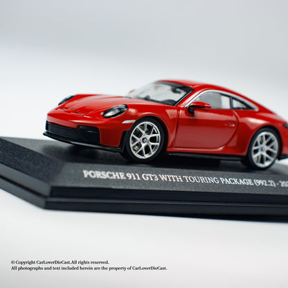 MINICHAMPS 1:64 PORSCHE 911 (992.2) GT3 TOURING - 2025 - RED - EXCLUSIVE FOR CLDC