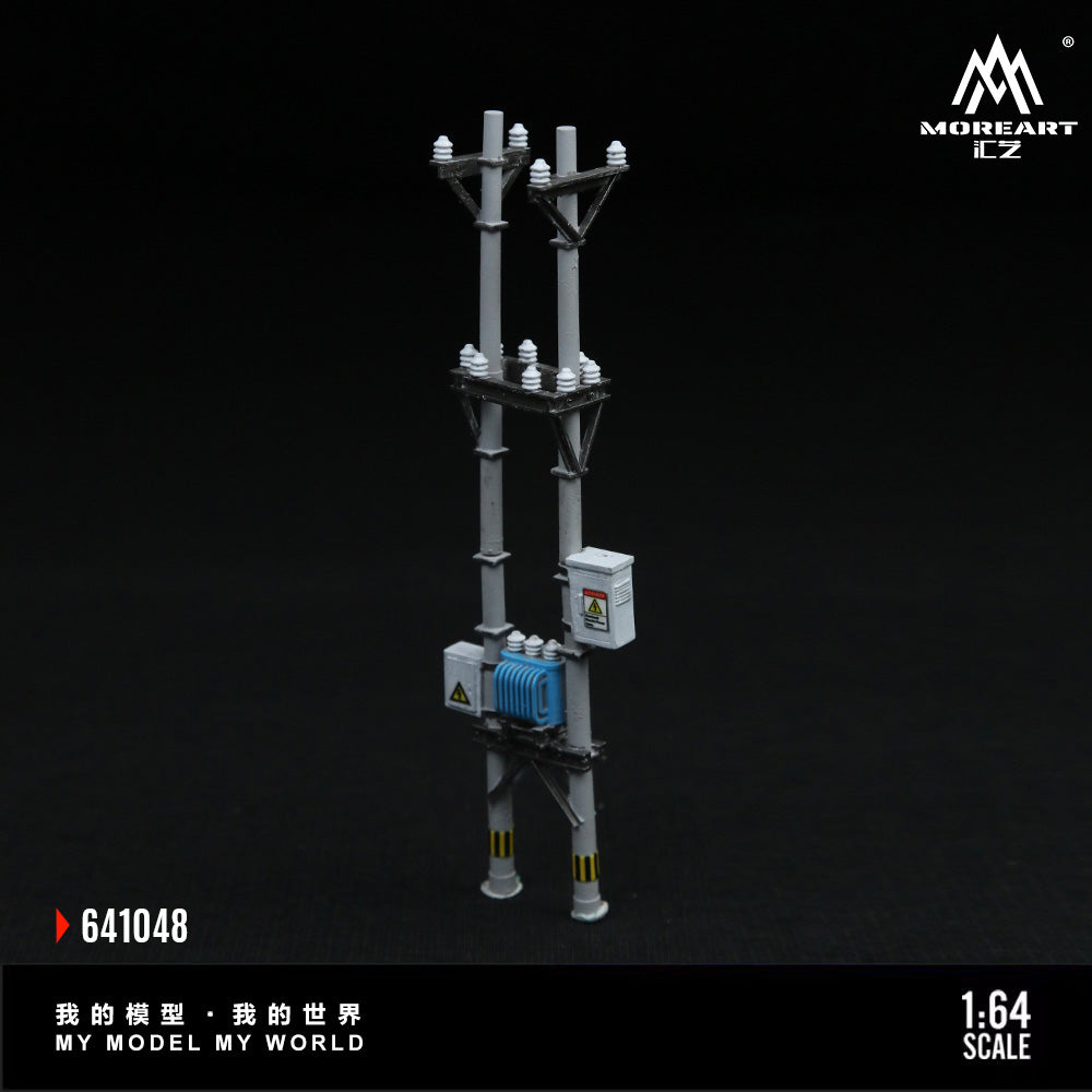 MoreArt 1:64 Miniature Replica Utility Pole Model 01