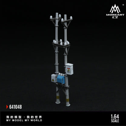 MoreArt 1:64 Miniature Replica Utility Pole Model 01