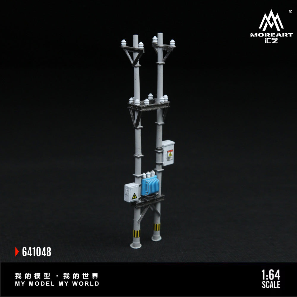 MoreArt 1:64 Miniature Replica Utility Pole Model 01