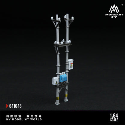 MoreArt 1:64 Miniature Replica Utility Pole Model 01