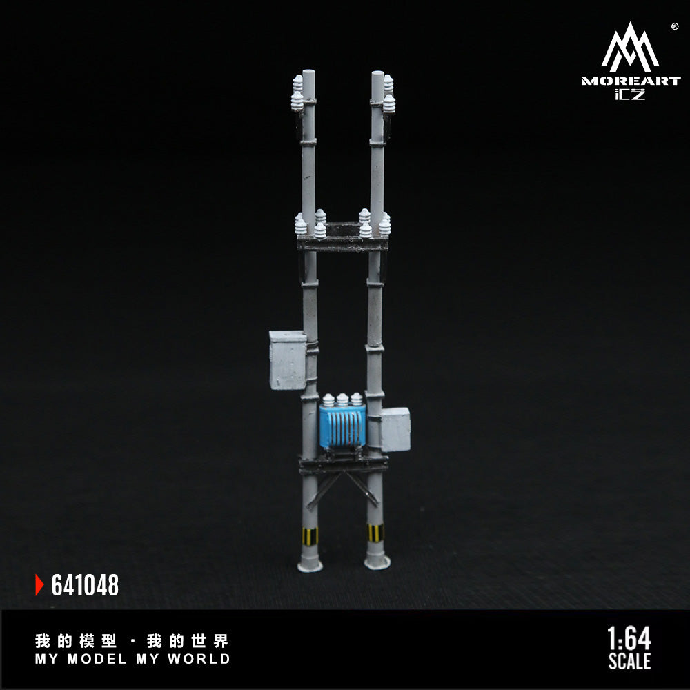 MoreArt 1:64 Miniature Replica Utility Pole Model 01