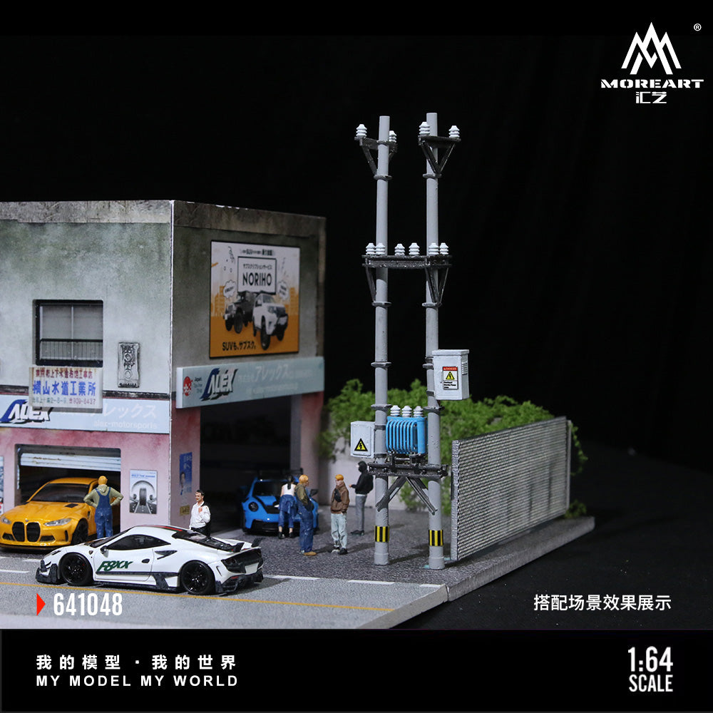 MoreArt 1:64 Miniature Replica Utility Pole Model 01