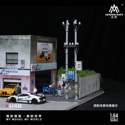 MoreArt 1:64 Miniature Replica Utility Pole Model 01