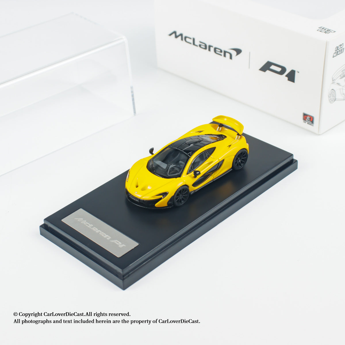 LCD Model 1:64 McLaren P1 Yellow McLaren Official Licensed