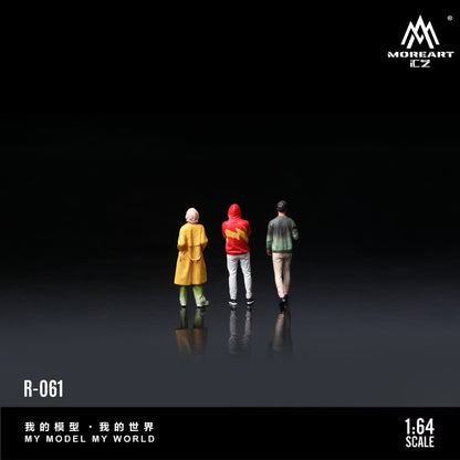 MoreArt 1:64 Fashionable Men and Women Doll Set (3 Figures Set)