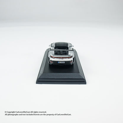 MINICHAMPS 1:64 PORSCHE 911 (992) GT3 RS - 2024 - SILVER METALLIC W WEISSACH  - EXCLUSIVE FOR CLDC
