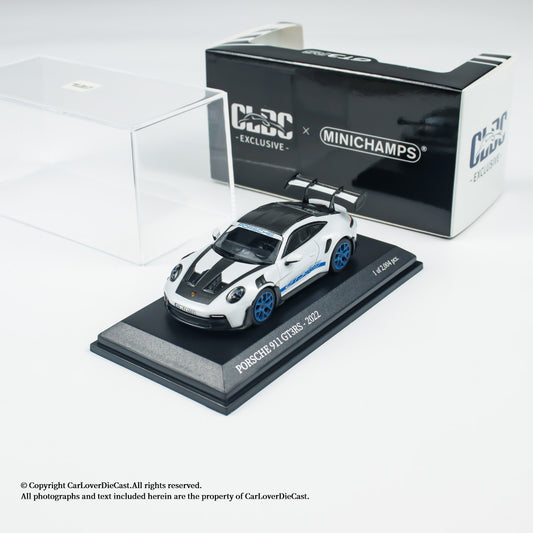 MINICHAMPS 1:64 PORSCHE 911 (992) GT3 RS - 2024 - GREY METALLIC W WEISSACH  - EXCLUSIVE FOR CLDC