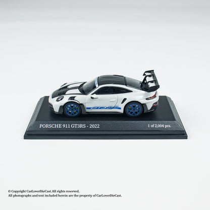 MINICHAMPS 1:64 PORSCHE 911 (992) GT3 RS - 2024 - GREY METALLIC W WEISSACH  - EXCLUSIVE FOR CLDC