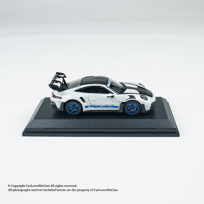 MINICHAMPS 1:64 PORSCHE 911 (992) GT3 RS - 2024 - GREY METALLIC W WEISSACH  - EXCLUSIVE FOR CLDC