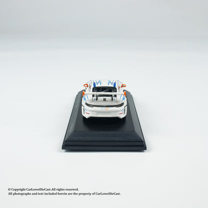 MINICHAMPS 1:64 PORSCHE 911 (992) GT3 RS - 2024 - WHITE W ORANGE ACCENTS - EXCLUSIVE FOR CLDC