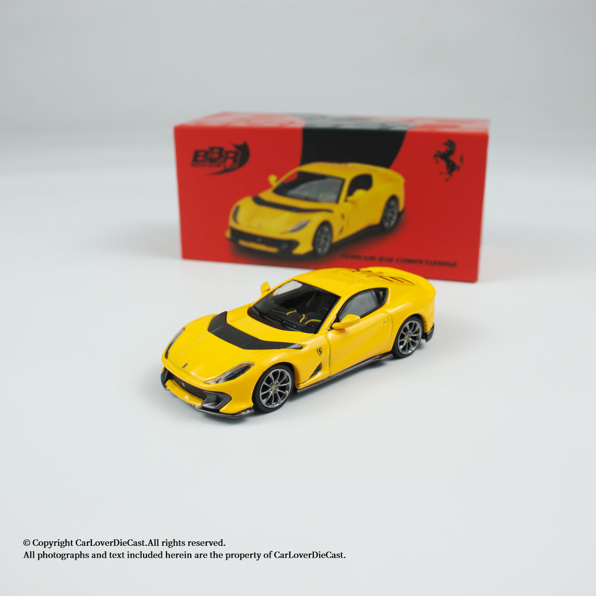 BBR 1:64 Ferrari 812 Competizone Giallo Modena (BBRFER64008)