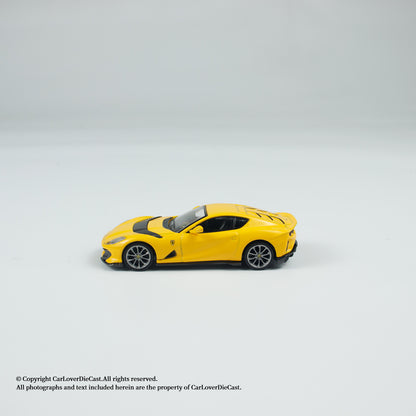BBR 1:64 Ferrari 812 Competizone Giallo Modena (BBRFER64008)