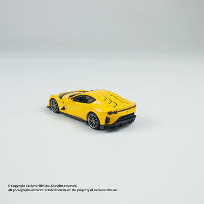 BBR 1:64 Ferrari 812 Competizone Giallo Modena (BBRFER64008)