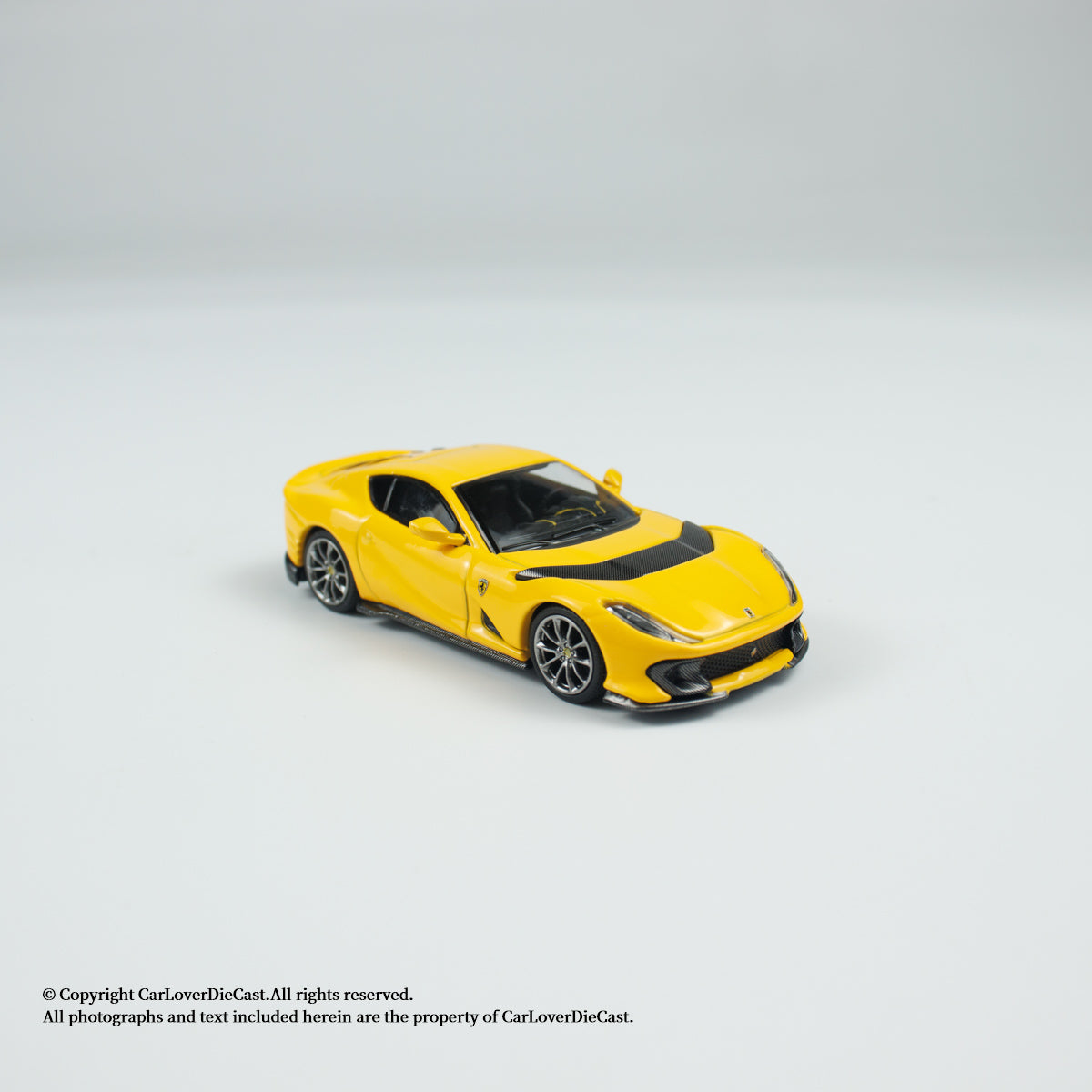 BBR 1:64 Ferrari 812 Competizone Giallo Modena (BBRFER64008)