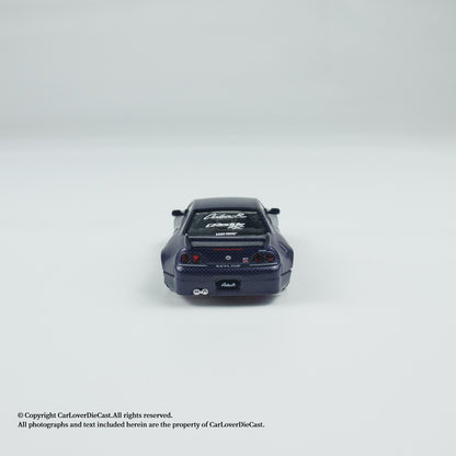 Mini GT 1:64 Nissan Skyline GT-R (R33) Active Carbon R V2 Kaido Kaidohouse (KHMG163)