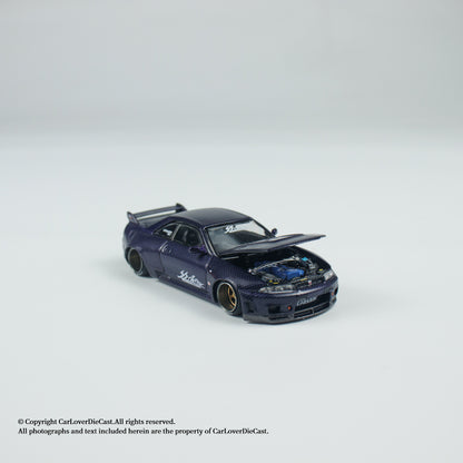 Mini GT 1:64 Nissan Skyline GT-R (R33) Active Carbon R V2 Kaido Kaidohouse (KHMG163)