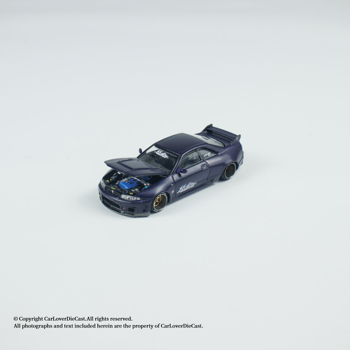 Mini GT 1:64 Nissan Skyline GT-R (R33) Active Carbon R V2 Kaido Kaidohouse (KHMG163)