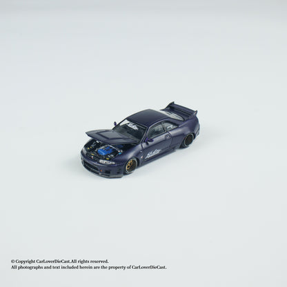 Mini GT 1:64 Nissan Skyline GT-R (R33) Active Carbon R V2 Kaido Kaidohouse (KHMG163)