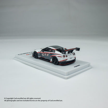 Kyosho 1:64 NISSAN GT-R NISMO GT-3 (White / Presentation) (MOTN LED Base Compatible)
