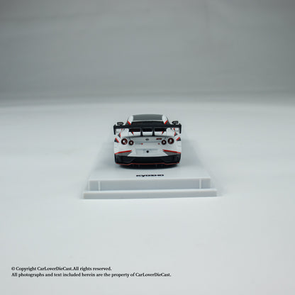 Kyosho 1:64 NISSAN GT-R NISMO GT-3 (White / Presentation) (MOTN LED Base Compatible)