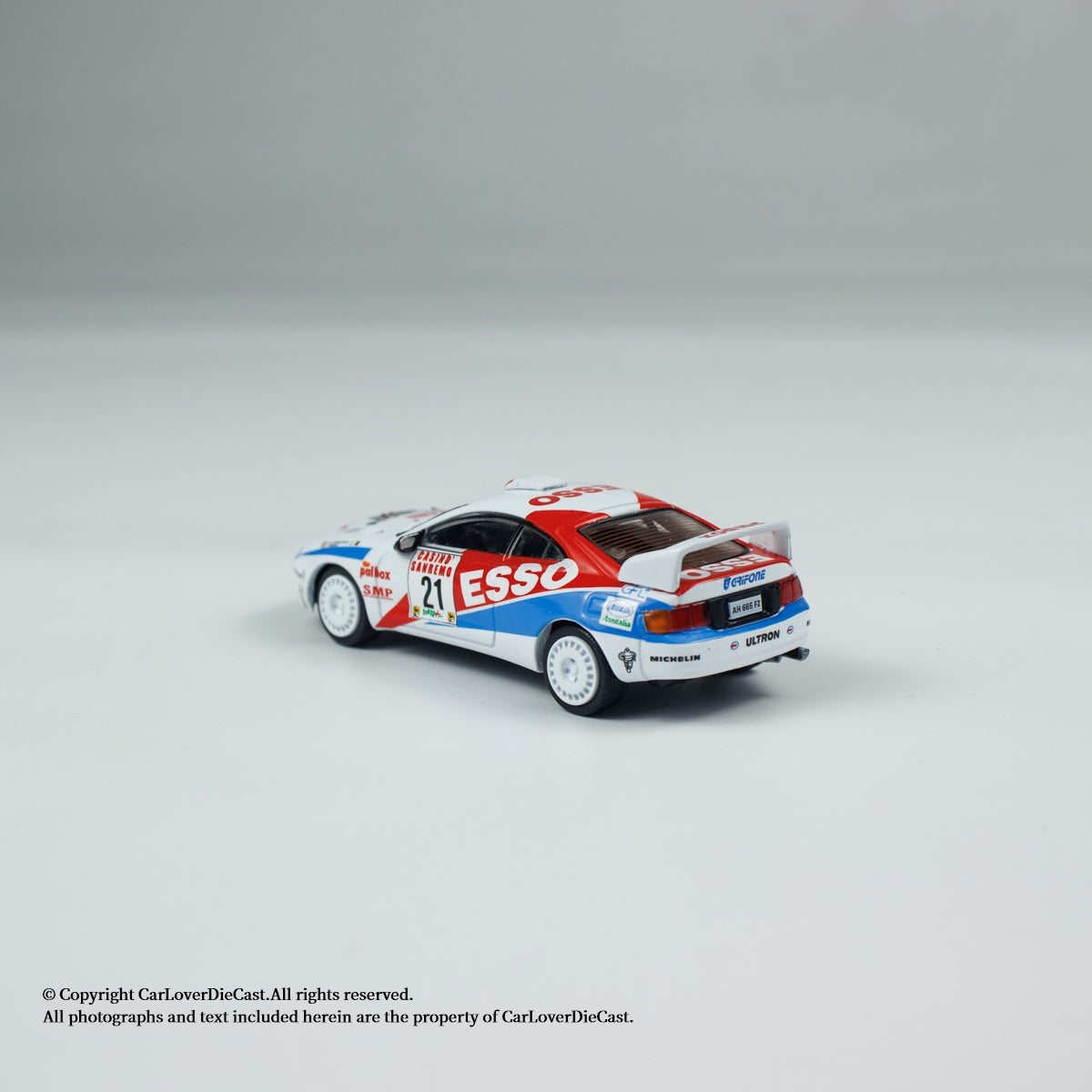 BM Creations 1:64 Toyota Celica ST205 -Rallye Sanremo -Rallye d‘Italia 1996