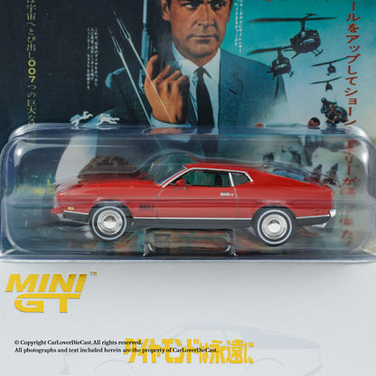 Mini GT 1:64 Ford Mustang Mach 1 "Diamonds Are Forever" in Blaster Packaging Japanese Version (MGT00905-007J)